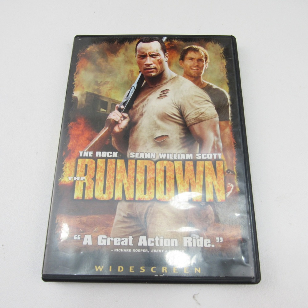 The Rundown‎ DVD The Rock Seann William Scott Action Comedy Widescreen
